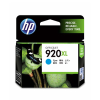 HP 920XL 高容量青色原廠墨水匣 CD972AA 適用 OfficeJet 6000/6500/6500a/6500W/7000/7500a