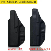 WEEWOLVES IWB Kydex Holster Fit For Glock 17/22/31 Glock 43 Pistol - Inside Waistband Concealed Carry Case