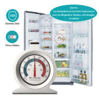 Refrigerator Thermometer -30~30°C -20~80°F Classic Fridge Large Dial Gauge Mini Thermo Meters for Freezer Cooler