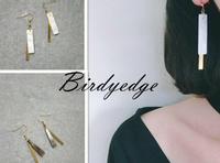 【Birdy Edge】歐美女性 設計 流蘇 線條 幾何 圓圈 耳環 耳墜耳環耳釘 首座 貝殼 耳環