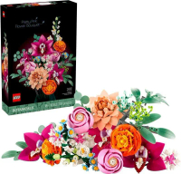 【LEGO 樂高】Icons 10342 優雅粉紅花束