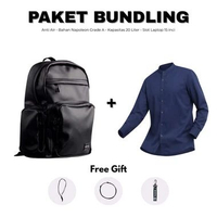 Paket Bundling Ransel BS Waterproof +Baju Koko Hamzah Ransel BS+koko XL