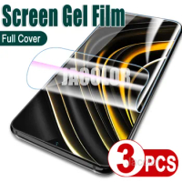 3PCS Screen Protector Hydrogel film For Xiaomi Poco M4 M3 Pro 5G M5s Soft Protective Film For Poco M 3 4Pro M4Pro 3Pro 5s M3Pro