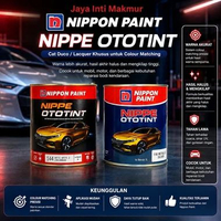 Nippon Paint Nippe Ototint Warna 1 Cat DUCO Besi Kayu Kendaraan Motor Mobil 1 Liter untuk Colour Mat