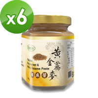 樸優樂活 黃金蕎麥胡麻醬(180g/罐)x6件組