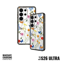 Case for Samsung Galaxy S26 Ultra CASETiFY Millenial Ditsy Floral MagSafe S26 Ultra Black