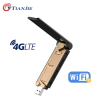 TIANJIE Usb Modem 4g Nano Sim Router 4g Wifi Case Mini Router 3g/4g Card Lte Wi-fi Chip Slot Mobile Antenna Street External Soap