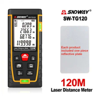 SNDWAY Laser Rangefinder Range Finder Laser Distance Meter Range Measuring Tape Hand Tool Device