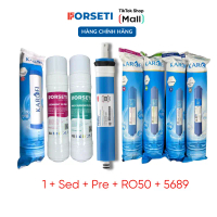 Combo 1 thường + Sediment + Pre đúc + RO Đupont 50GPD + 5678 Karofi