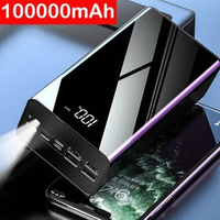 Power Bank 100000mAh Portable Charging Poverbank External Battery Charger Powerbank 100000 mAh for Xiaomi Mi iPhone Power Bank