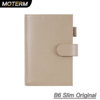 Moterm Original Series B6 Slim/ Min Cover for JIBUN TECHO Notebook Genuine Pebbled Grain Cowhide Pla