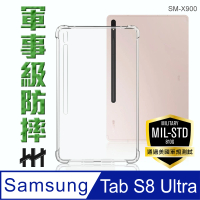 【HH】Samsung Galaxy Tab S8 Ultra -14.6吋-X900-軍事防摔平板殼系列(HPC-MDSSX900)