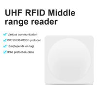 FONKAN UHF RFID Long Range UHF RFID Integrated Reader/Writer with RS232/WG26/RS485 for Parking Management