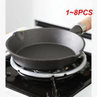 1~8PCS Galvanized Gas Stove Cooker Plate Coffee Moka Pot Stand Reducer Ring Holder Durable Coffee Maker Shelf Moka Pot Shelf