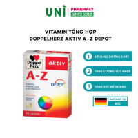 Vitamin Tổng Hợp Doppelherz Aktiv A-Z Depot - Dành Cho Trẻ Trên 10 Tuổi & Người Lớn 30 Viên/Hộp