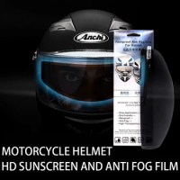 Universal Motorcycle Helmet Anti Fog And Sun Protection Film For AGV SHOEI HJC X14 K5 K3SV K1 HD Sticker Helmet Lens Accessories