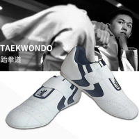 Unisex Taekwondo Shoes White Sneaker Breathable Kung Fu Wushu Shoes Taichi Karate Martial Arts Wrestling Kids c Taekwondo
