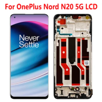 6.43“ Original For OnePlus Nord 20 5G LCD Display Screen Sensor Panel Digiziter Assembly For OnePlus Nord 20 5G LCD WIth Frame