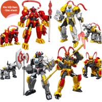 Đồ chơi mecha hợp kim biến hình siêu khớp nối - Hành trình tây dương Tôn Ngộ Không/Nezha/Dương Kiên,