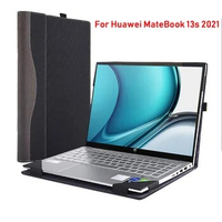 Case For Huawei MateBook 13s Laptop Cover 13Inch Pu Leather Sleeve Detachable Notebook PC Cover Bag Pen Gift 2021