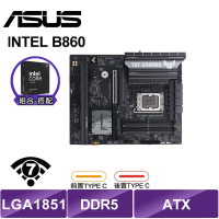 ASUS 華碩 TUF GAMING B860-PLUS WIFI 主機板+Intel U7-265K 處理器