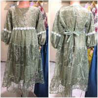 Gamis Pesta Anak Raina Variasi Renda