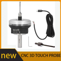 The new V6 anti roll 3D touch probe edge finder can find a central desktop CNC probe compatible with mach3 and grbl