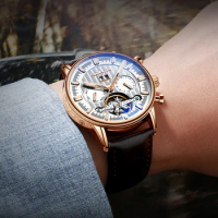 AILANG Top Brand Tourbillon Man Watches Mechanical Sport Waterproof Watches Luxury Automatic Men's Clock Reloj Hombre