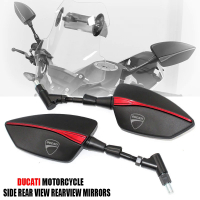 สำหรับ Ducati Monster 696 795 796 797 821 937 S2R 800รถจักรยานยนต์ด้านหลังกระจกมองหลัง