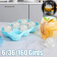 6 Grids Ice Mold Food Grade Soft Silicone Ice Cube Mould Ice Cream Ice Blocks Maker DIY Cold Drink Tray Kitchen Fridge Gadgets