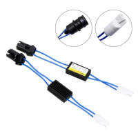 2Pcs/Lot T10 T15 12V 0.29A Canbus Cable LED Warning Canceller Decoder 501 T 10 194 W5W 192 168 Car L