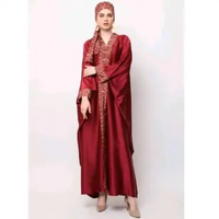 Kaftan Maroon | Kaftan Premium | Kaftan Jumbo | Long Dress | Dress Maroon | Dress Jumbo | Abaya Maro