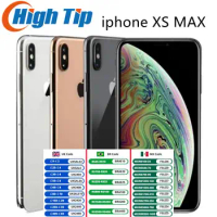 Original Unlocked Apple iPhone XS Max 4G LTE Mobile Phone Used 6.5" 4GB RAM ROM 64GB/256GB NFC A12 Bionic IOS SmartPhone