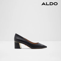【ALDO】ELAMAEVER-素面粗跟鞋-女鞋(黑色)