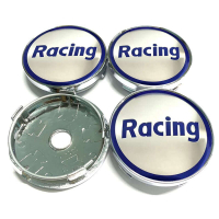 WorldAutoParts LAIFU 4pc 60mm Enkei Plaid Shading Sticker Car Wheel Centre Sport Rim Cap Fit for Enk