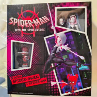 Spider-Man Into The Spider-Verse Sentinel SV-Action Figure Toys Gwen Stacy Miles Morales Figuras Shfiguarts Spiderman Kids Gift