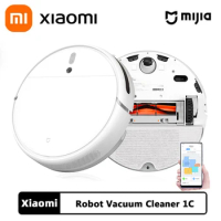 XIAOMI MIJIA Sweeping Mopping Robot Vacuum Cleaner 1C for Home Auto Dust collection 2500PA cyclone Suction Smart Planned WIFI