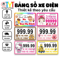 [Giảm giá sốc] Bảng số xe điện in theo yêu cầu đa dạng mẫu, Bảng số xe điện theo yêu cầu -MICA IN UV
