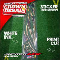 Striping Jupiter MX 135 Old Variasi Transparan Exciter - Stiker Striping UV Jupiter MX Karbu 135 Des