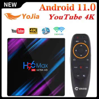 Smart TV Box Android 11.0 RK3318 H96 MAX Media Player 4GB RAM 64GB ROM 4K WiFi Android 11 10 H96MAX TVBOX Youtube Set Top BOX