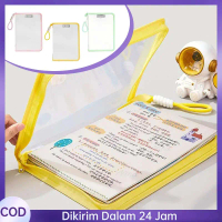 A4 Tas Dokumen Anti Air Kapasitas Besar Pouch Dokumen Warna Makaron Tas Penyimpanan Dokumen