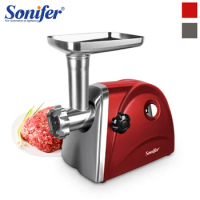 Electric Meat Grinder Heavy Duty 1500W Max Powerful Kitchen Meat Chopper Sausage Stuffer Mincer Slicer Food Processor Sonifer