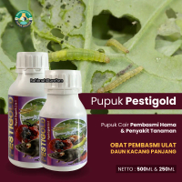 Pestisida PESTIGOLD Obat Pembasmi Hama Ulat Daun Kacang Panjang - Pupuk Obat Cair Pembasmi Hama Peny