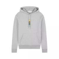 Maison Kitsune Dressed Fox Classic Hoodie Light Grey
