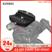 KIMRiG 70mm Long Quick Release Clamp Arca Swiss Plate Compatible For Camera And Tripod