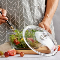 玻璃泡面碗鋼化玻璃湯碗帶蓋家用耐熱湯煲有蓋大號透明微波爐專用