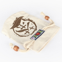 普洱茶葉棉麻布袋七子餅棉束口包裝袋子大小米面粉抽繩收納袋