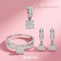 Diamond & Co - Set Perhiasan Berlian Wanita Brilla PAKET PERHIASAN