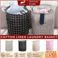 พร้อมส่ง-COD DORAMILL Foldable Laundry Basket Storage Box Waterproof Large Bag Dirty Clothes Big La