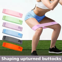 Dây Kháng Lực Tập Mông, Lưng Và Đùi, Dải Đùi Glute, Đàn Hồi, Tập Luyện Thể Dục Tập Gym, 1 Cái / 6 Cá